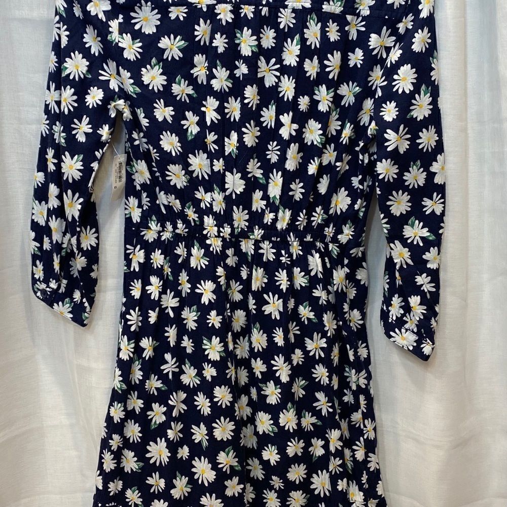 Old Navy Blue Ditsy Floral Dress - Picture 3 of 10